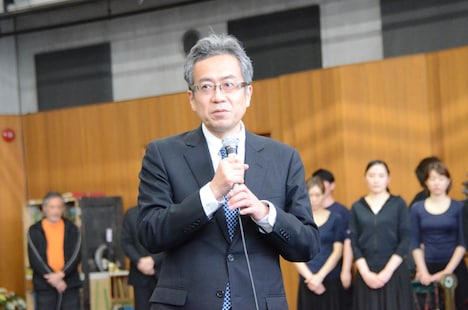 劇団四季代表取締役社長の吉田智誉樹氏。