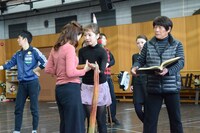 劇団四季 ミュージカル「オペラ座の怪人」稽古の様子。