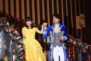 「美女と野獣」日本版デュエットソングお披露目イベントの様子。