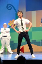 「スーパーダンガンロンパ2 THE STAGE～さよなら絶望学園～2017」ゲネプロより、横浜流星演じる日向創。