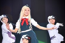 「スーパーダンガンロンパ2 THE STAGE～さよなら絶望学園～2017」ゲネプロより、中田クルミ演じるソニア・ネヴァーマインド。