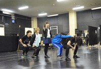 ブロードウェイミュージカル「きみはいい人、チャーリー・ブラウン」公開稽古より。