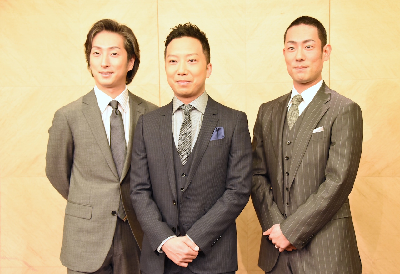 猿之助「五月花形歌舞伎」で宙乗り1000回、勘九郎＆七之助との共演に笑顔