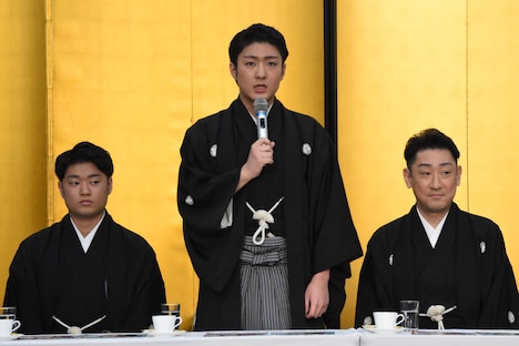 「松竹大歌舞伎」製作発表より。