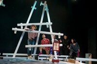 2015年に上演された木ノ下歌舞伎「心中天の網島」より。(c)東直子