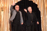 左からビル・コンドン、アラン・メンケン。