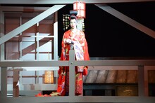 ONWARD presents「劇団☆新感線『髑髏城の七人』 Season 花 Produced by TBS」プレスコールより、りょう演じる極楽太夫。