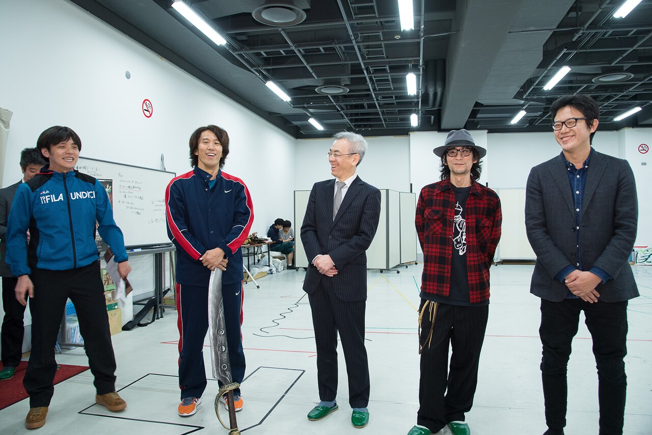 「30-DELUX SQUARE ENIX Special Theater『ロマンシング サガ THE STAGE ～ロアーヌが燃える日～』」稽古より。（撮影：梅崎正行）