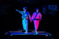 「舞台 増田こうすけ劇場 ギャグマンガ日和 ～奥の細道、地獄のランウェイ編～」ゲネプロより。