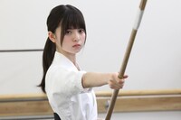 舞台「あさひなぐ」稽古より、齋藤飛鳥。（提供：TOHOマーケティング）