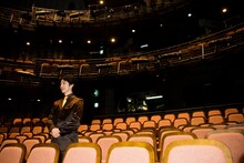 世田谷パブリックシアター開場20周年記者発表会より。野村萬斎。