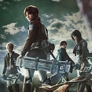 「進撃の巨人」エレンら4人集う新ビジュアル、遠藤雄弥演じるリヴァイ初登場