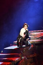 「里見八犬伝」公開抜き稽古より、山崎賢人演じる犬塚信乃。（撮影：阿部章仁）