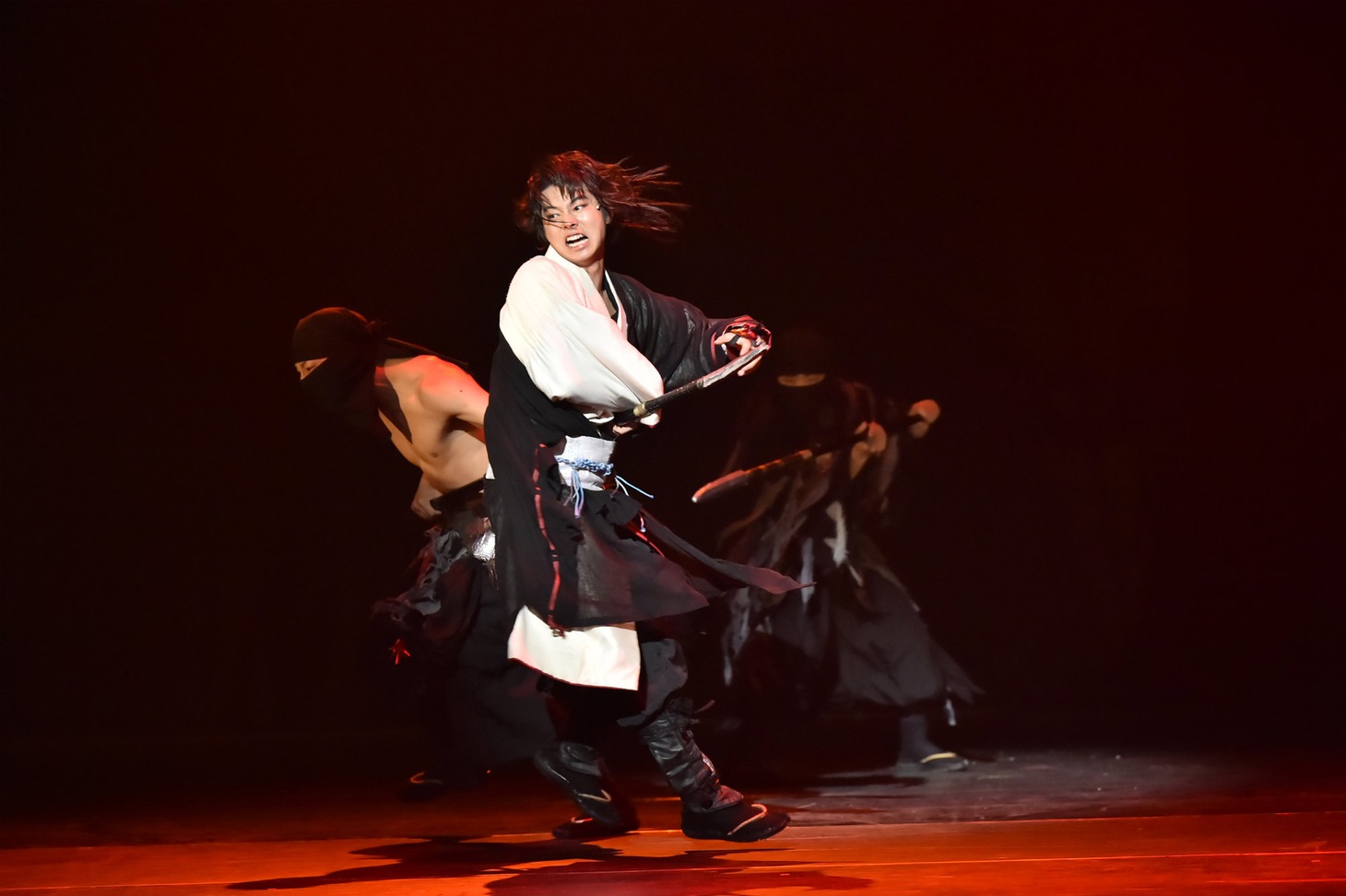 「里見八犬伝」公開抜き稽古より。（撮影：阿部章仁）