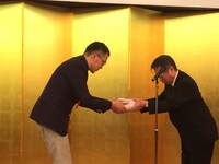 第61回岸田國士戯曲賞授賞式より。