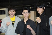 左から宮崎秋人、松田凌、廣瀬智紀。