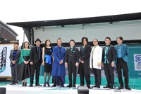 「劇団☆新感線『髑髏城の七人』 Season鳥」製作発表記者会見より。