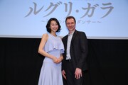 「『ルグリ・ガラ』~運命のバレエダンサー~」マニュエル・ルグリ来日記者発表より。左から浅田舞、マニュエル・ルグリ。