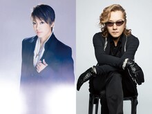 左から北翔海莉、石井竜也。