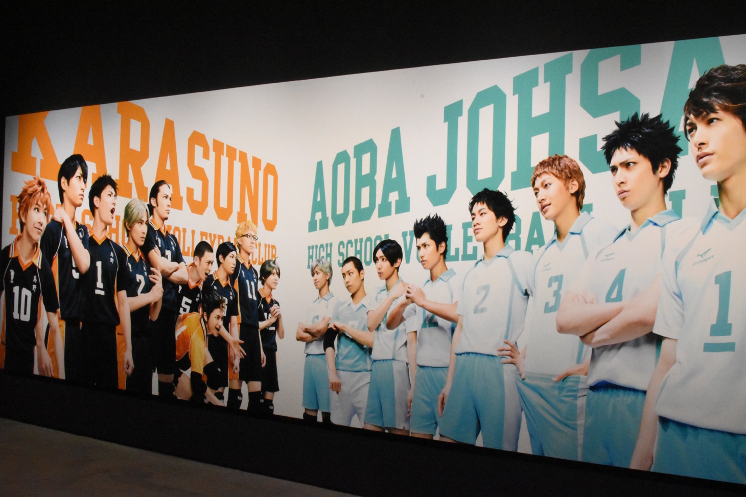 「ハイパープロジェクション演劇『ハイキュー!!』展」より。