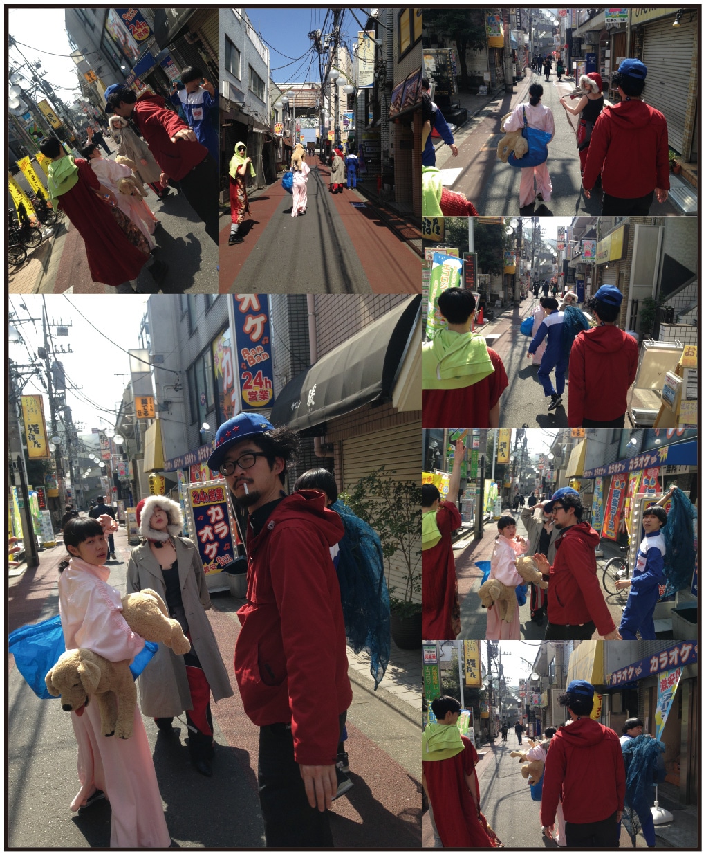 劇団子供鉅人ヨーロッパツアーの様子。