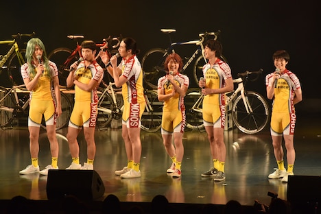 ドラマ「弱虫ペダル」壮行会イベントの様子。