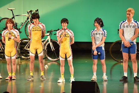 ドラマ「弱虫ペダル」壮行会イベントの様子。