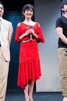 「minako-太陽になった歌姫-」記者会見より。田村芽実。