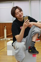 「厨病激発ボーイ」稽古より。高嶋智樹役の金井成大。