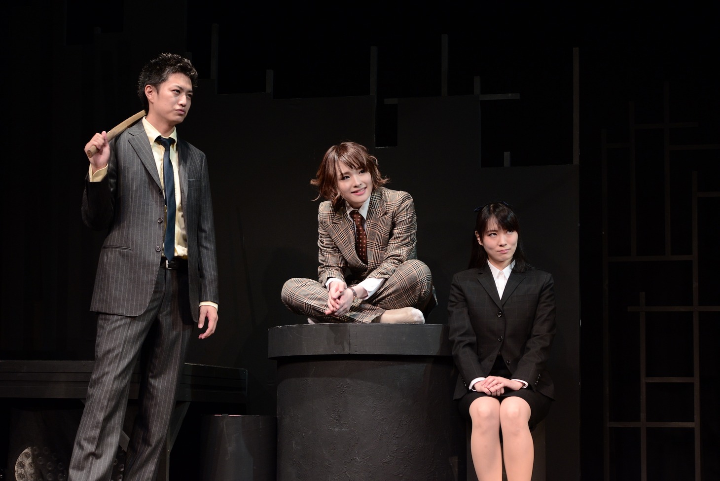 舞台「警視庁抜刀課 vol.1」公開ゲネプロの様子。