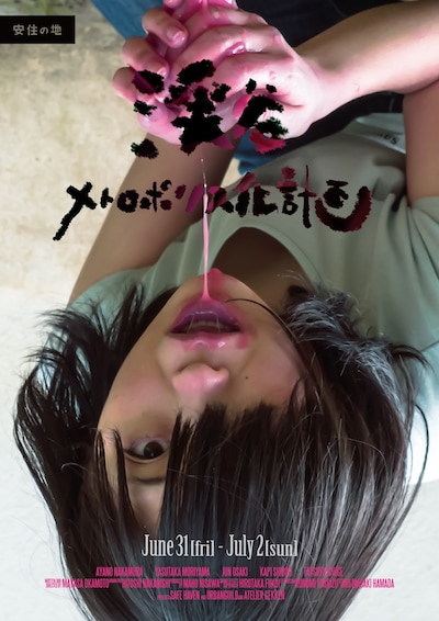 安住の地 第1回公演「渓谷メトロポリス化計画」チラシ表