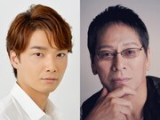 左から井上芳雄、大杉漣。