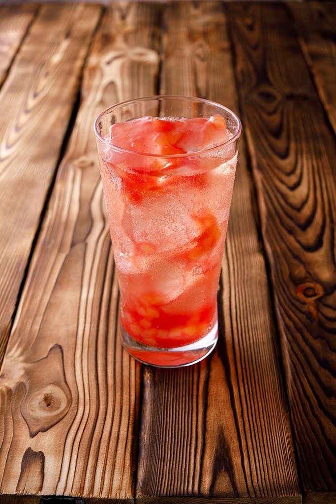 「DISH//」コラボドリンク（ピーチ）