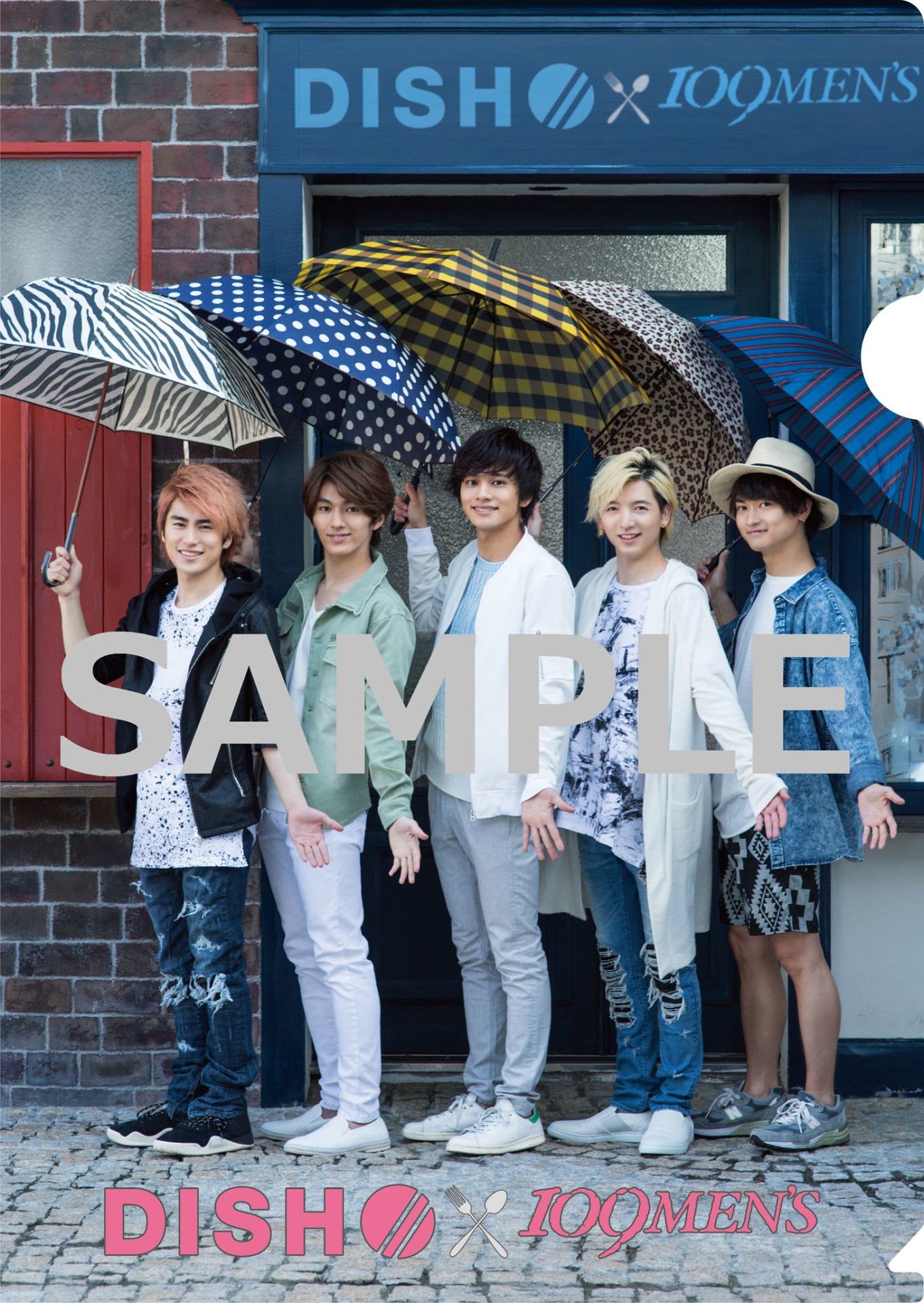 スタンプラリー景品のオリジナルクリアファイル。