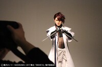 舞台「BRAVE10」のビジュアル撮影中の様子。遊馬晃祐演じる服部半蔵。