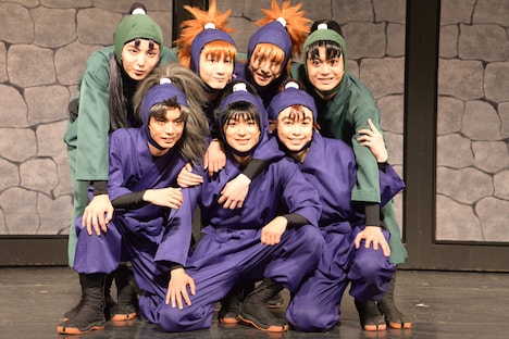 「ミュージカル『忍たま乱太郎』第8弾 再演 ～がんばれ五年生！技あり、術あり、初忍務!!～」囲み取材より。