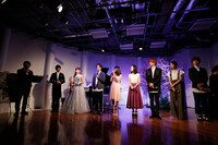 舞台「四月は君の嘘」制作発表会の様子。