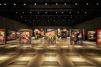 ポスターハリス・カンパニーの過去のポスター展の様子。