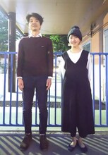 左から三瓶大介、植松愛。