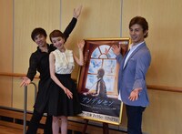 劇団四季 ミュージカル「アンデルセン」の稽古場取材会の様子。