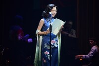 cube 20th. presents 音楽劇「魔都夜曲」ゲネプロより、浜崎香帆演じる李香蘭。