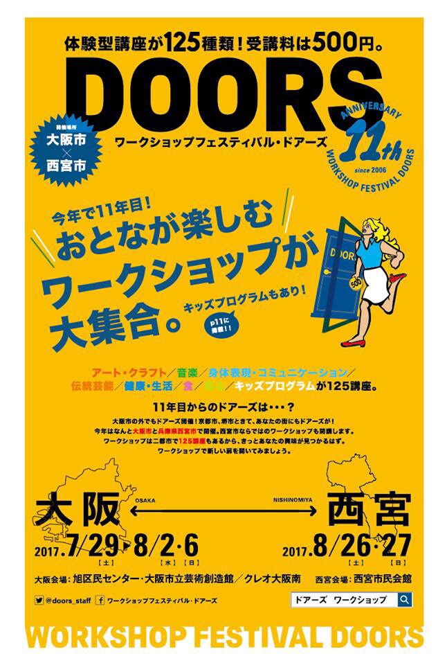 1講座500円のワークショップフェスにcontact Gonzo、木ノ下裕一ら