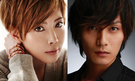 左から柚希礼音、加藤和樹。