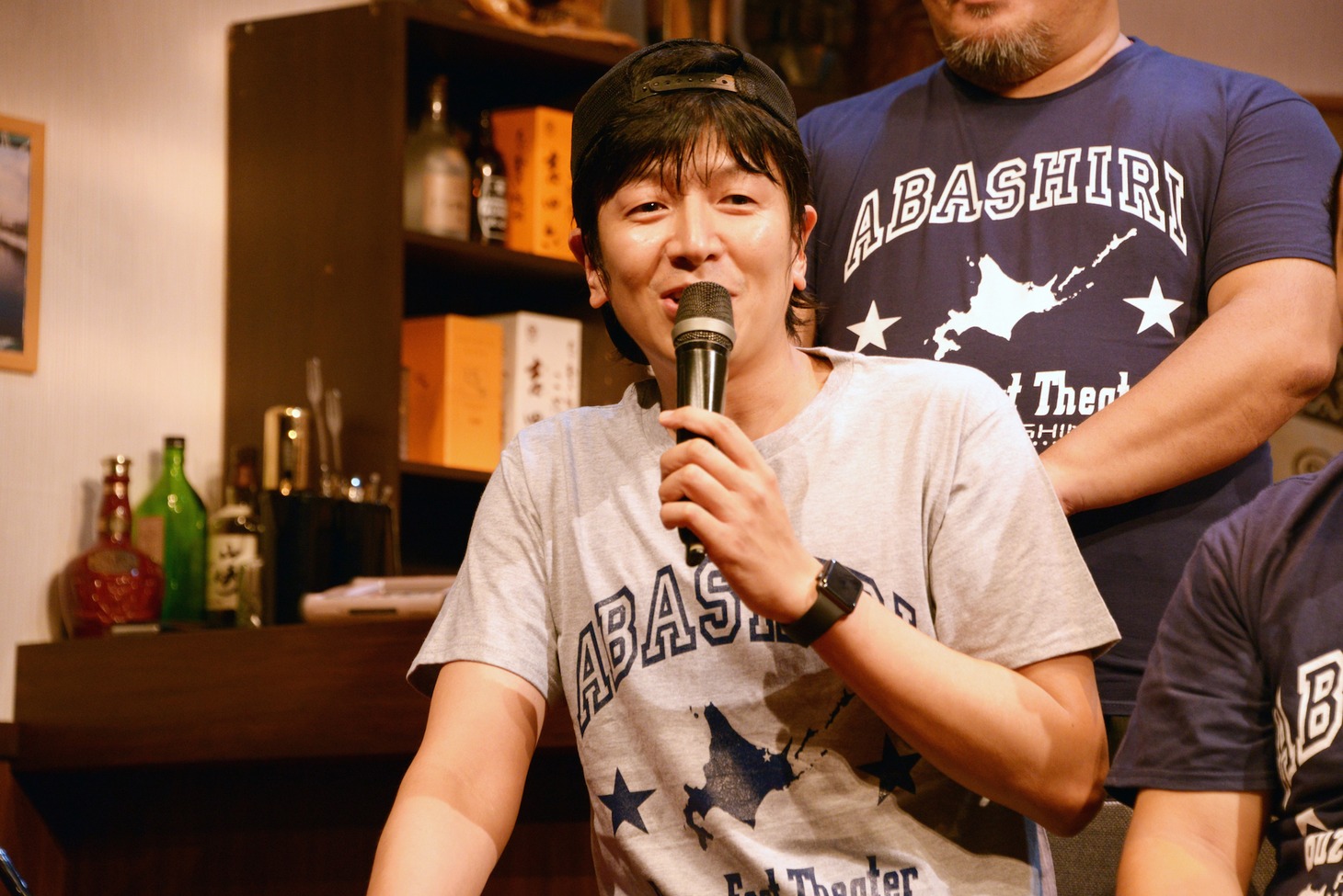BuzzFestTheater プロデュース公演「アイバノ☆シナリオ」囲み取材より。コウカズヤ。