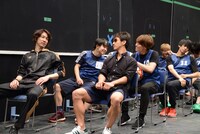 「超体感ステージ『キャプテン翼』」公開稽古より。