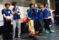 「超体感ステージ『キャプテン翼』」公開稽古より。