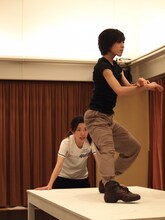 KAAT Dance Series 2017 Nibroll結成20周年 KAAT×Nibroll「イマジネーション・レコード」稽古の様子。