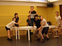 KAAT Dance Series 2017 Nibroll結成20周年 KAAT×Nibroll「イマジネーション・レコード」稽古の様子。