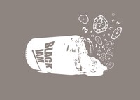 BLACK JAMチラシ（デザイン：8、!ll nut up fam）