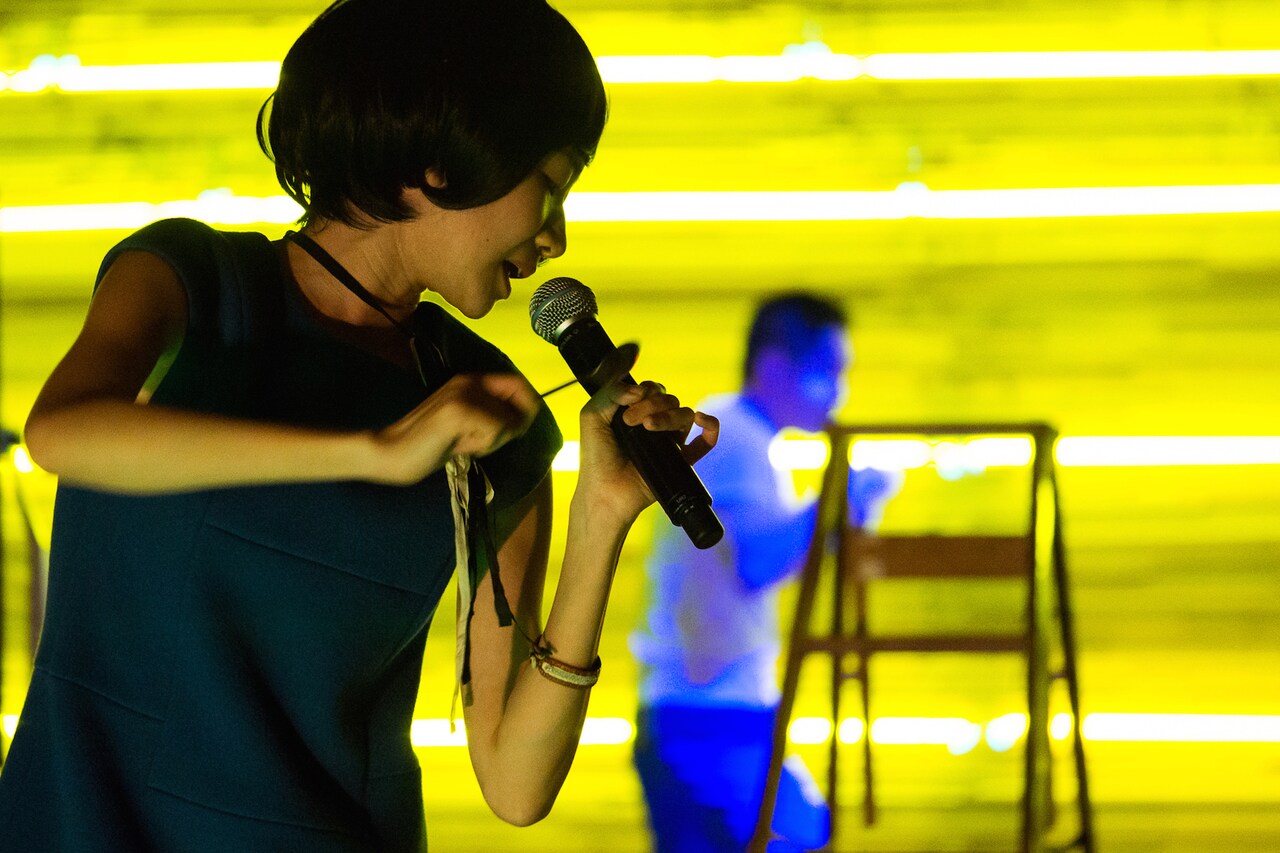 川上未映子×マームとジプシー「まえのひ」より。